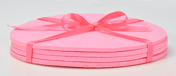 Filz-Untersetzer, 4er Set