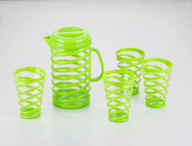 Wasserkrug mit 4 Bechern