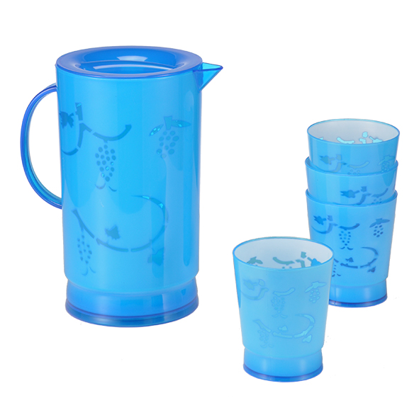 Wasserkrug mit 4 Bechern