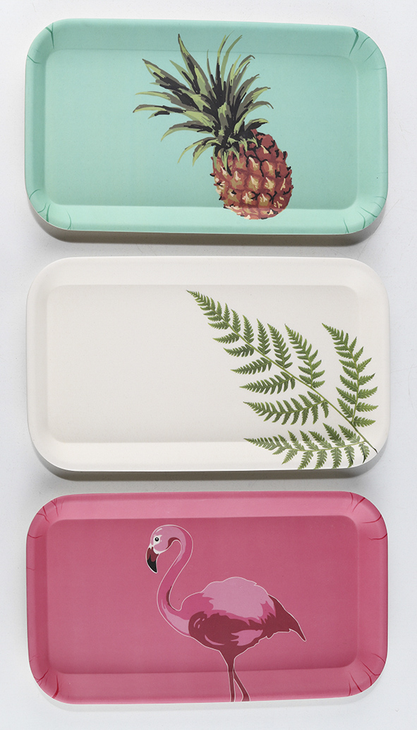 Tablett aus Bambusfasern