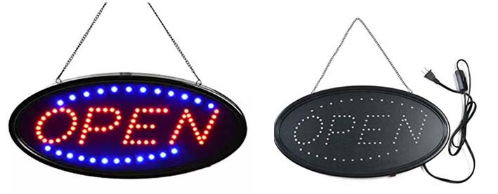 LED-Schild "OPEN"