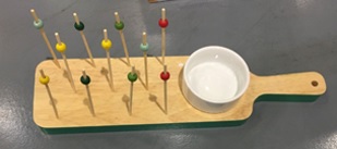 Bambus-Servier-Set, Käsepiekser