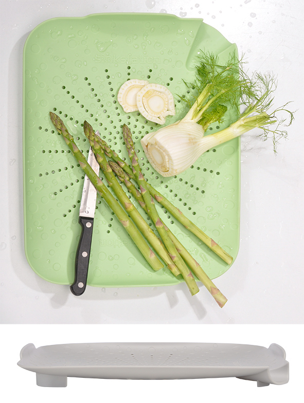 Flaches Spülbeckensieb