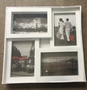 Bilderrahmen Collage, weiß