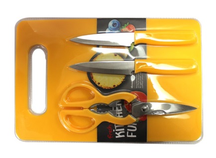 Küchenschneide-Set 4-tlg.