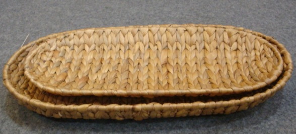 Dekoschalen-Set 2-tlg. oval