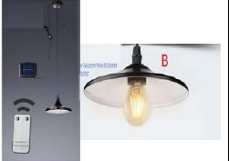 Solar Hängelampe mit Fernbedienung