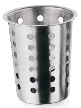 Besteckabtropfkorb aus Edelstahl