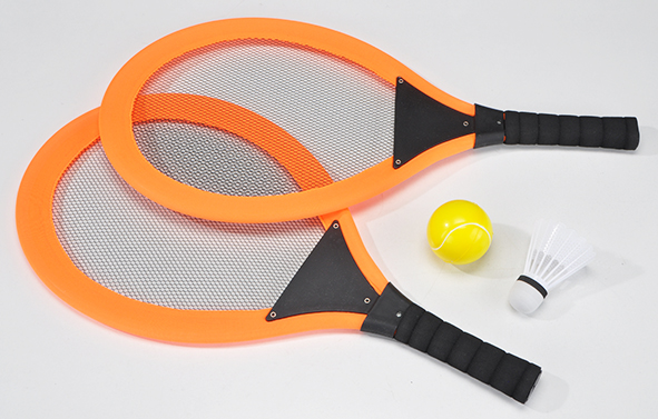 Schläger Set mit Soft-und Federball