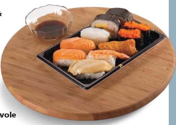 Drehteller aus Bambus