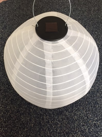 China Lampion weiß Ø 28cm