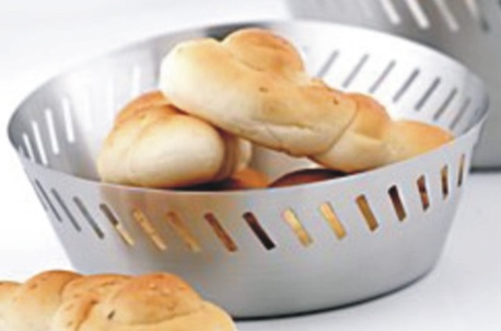 Brotkorb aus Edelstahl