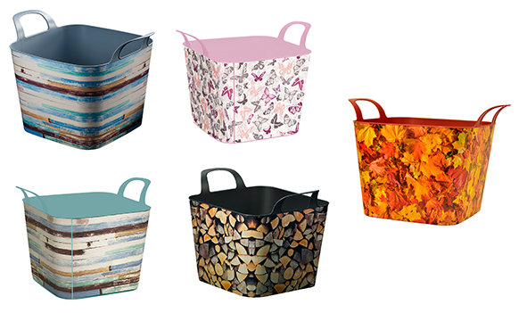 Universalwanne "Flexi" mit Dekor