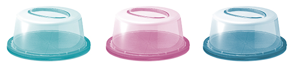 Tortenbehälter, rund