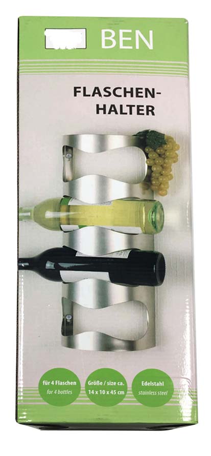 Weinflaschenregal für 4 Flaschen