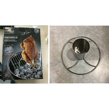 Hähnchenbräter aus Edelstahl