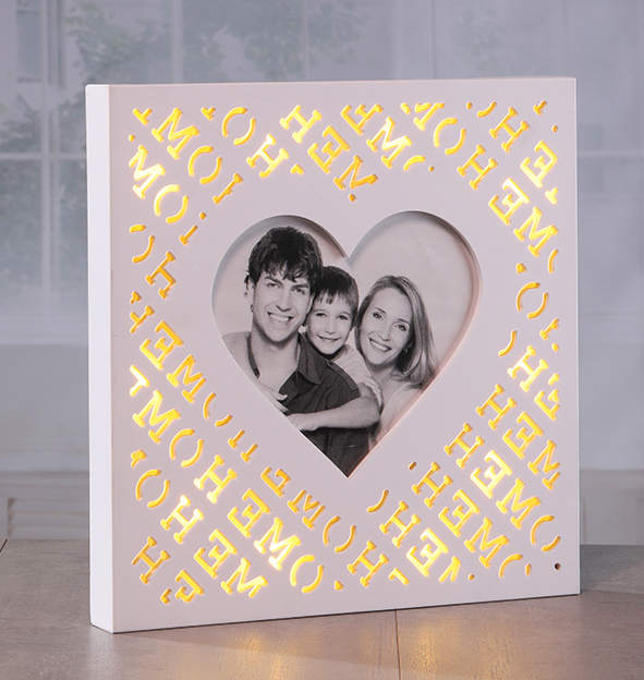 LED Bilderrahmen "Herz"