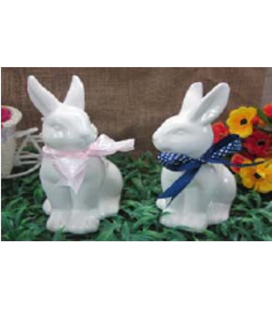 Osterhase aus Keramik