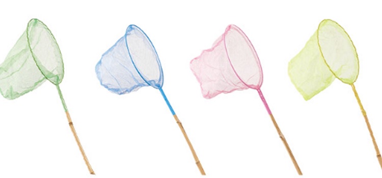 Angelkescher aus Bambus