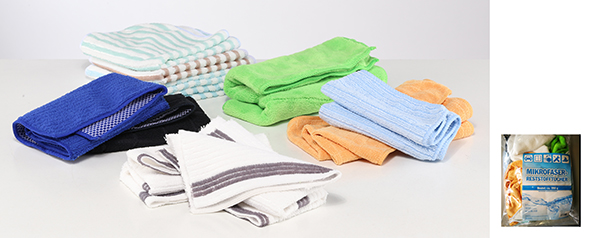 Mikrofaser Reststofftücher