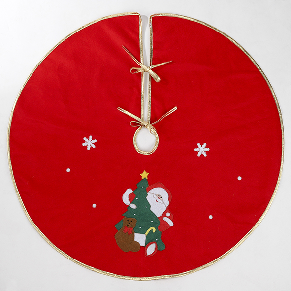 Dekorative Weihnachtsdecke, rund