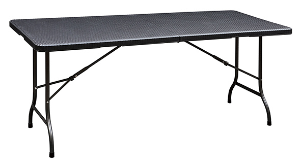 faltbarer Tisch in Rattanoptik