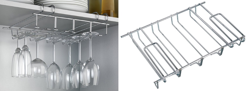 Sekt- und Weinglashalterung