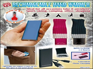 Handwärmer mit USB Anschluß