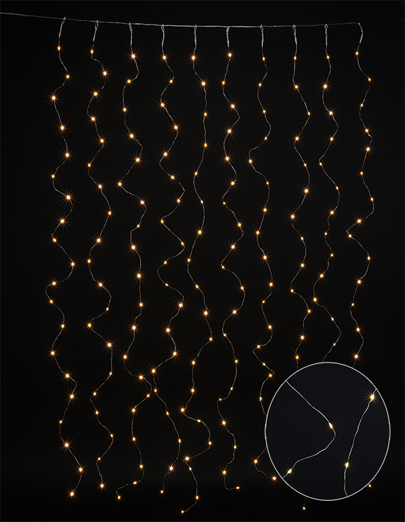 LED Lichterkette mit 200 LED