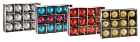 Christbaumkugeln 12er Set