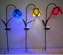 Solar Gartenstecker Blume