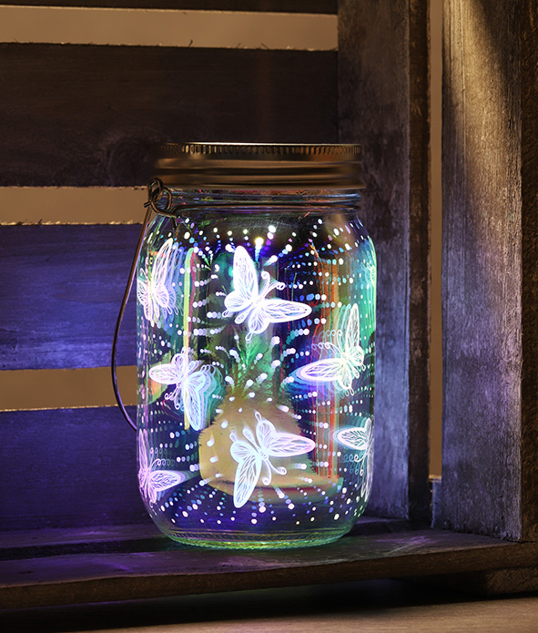 LED Dekoglas mit 3D Effekt