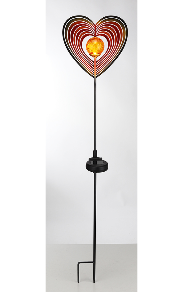 Solar Gartenstecker Herz