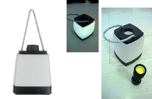 2 in 1 Laterne und Taschenlampe