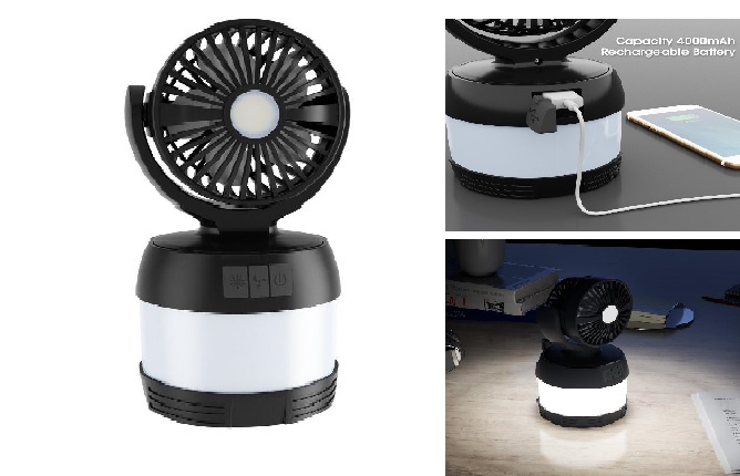 3 in 1 LED Ventilator und Laterne