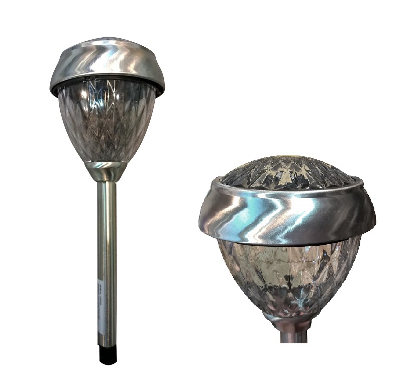 6er Edelstahl Solarlampen Set