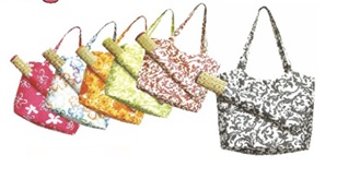 Strandtasche mit Strohmatte