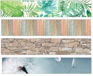 bedruckter Balkon- Sichtschutz