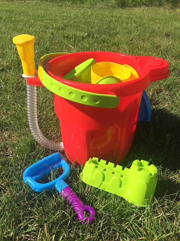 13tlg. Strandspielzeug im Eimer