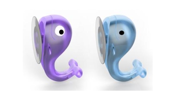 Einzelhaken mit starker PVC Saugplatte