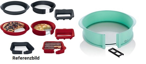 Silikonbackformen mit Glasboden