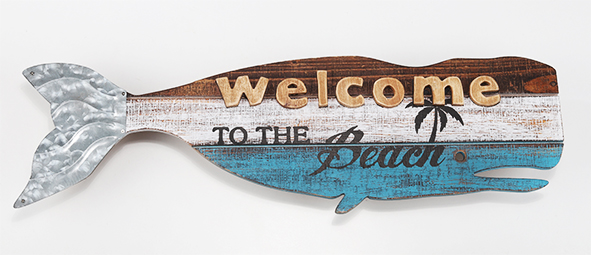 Dekorativer Wal aus Holz