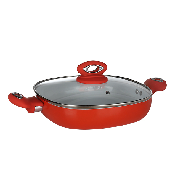 Grillpfanne aus Aluminium 26 x 26 cm