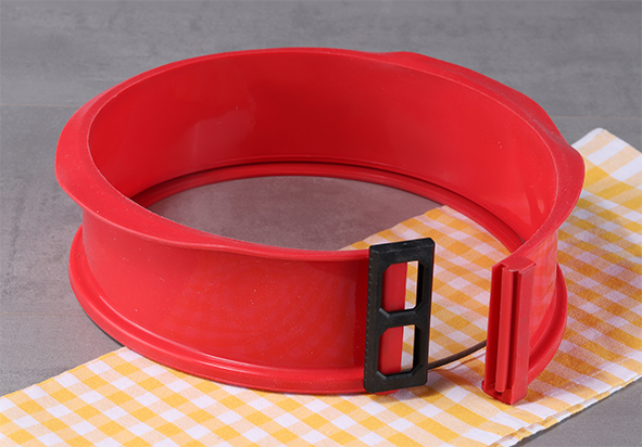 Silikonbackform mit Glasboden