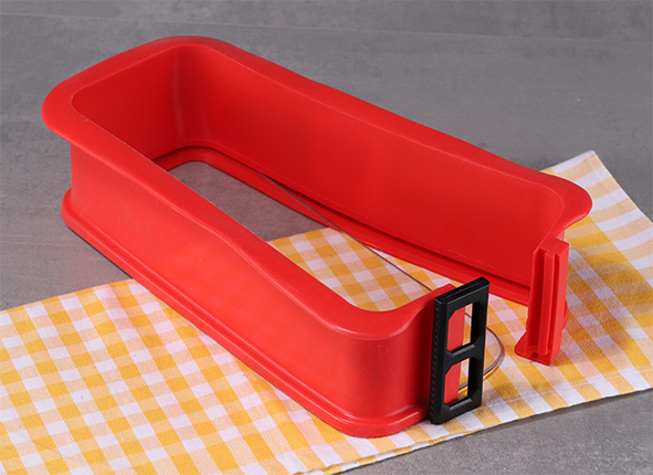 Silikonbackform mit Glasboden