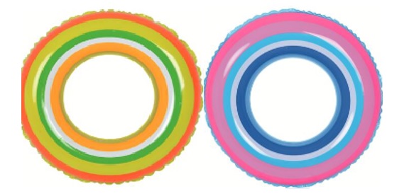 Gestreifter Schwimmring