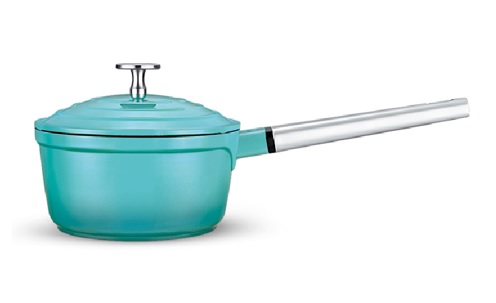 Guss-Bräter mit Deckel farbig