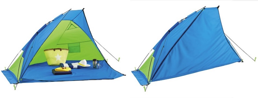 Schließbare Strandmuschel