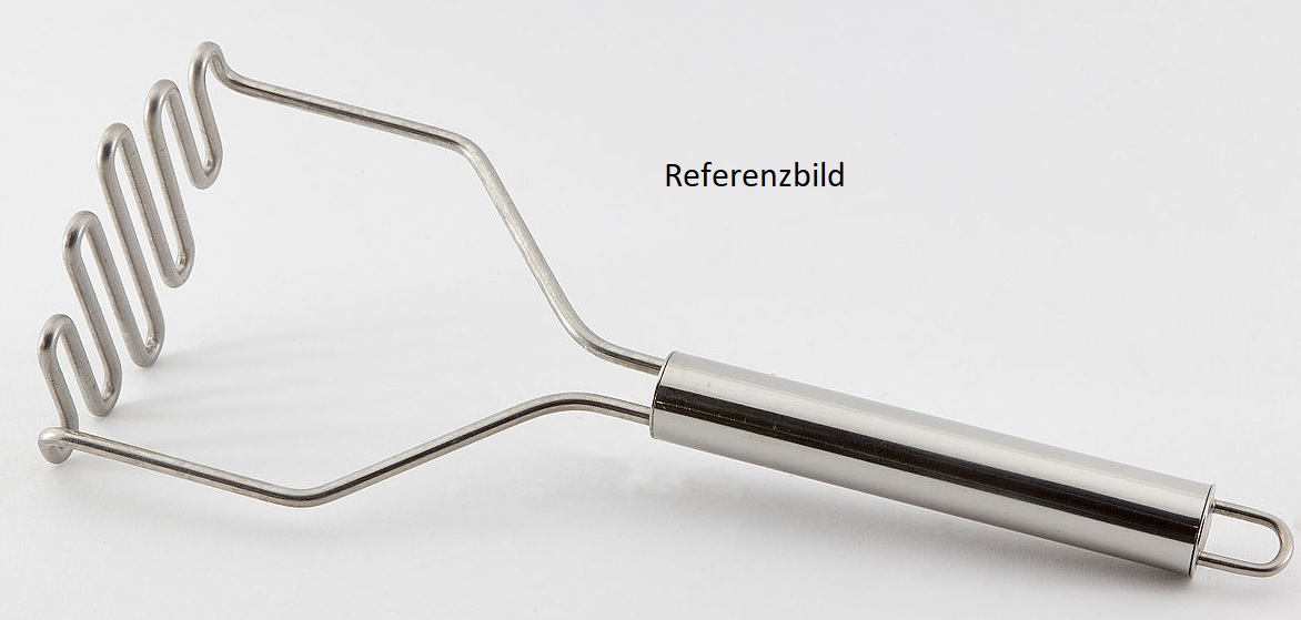 Kartoffelstampfer aus Edelstahl