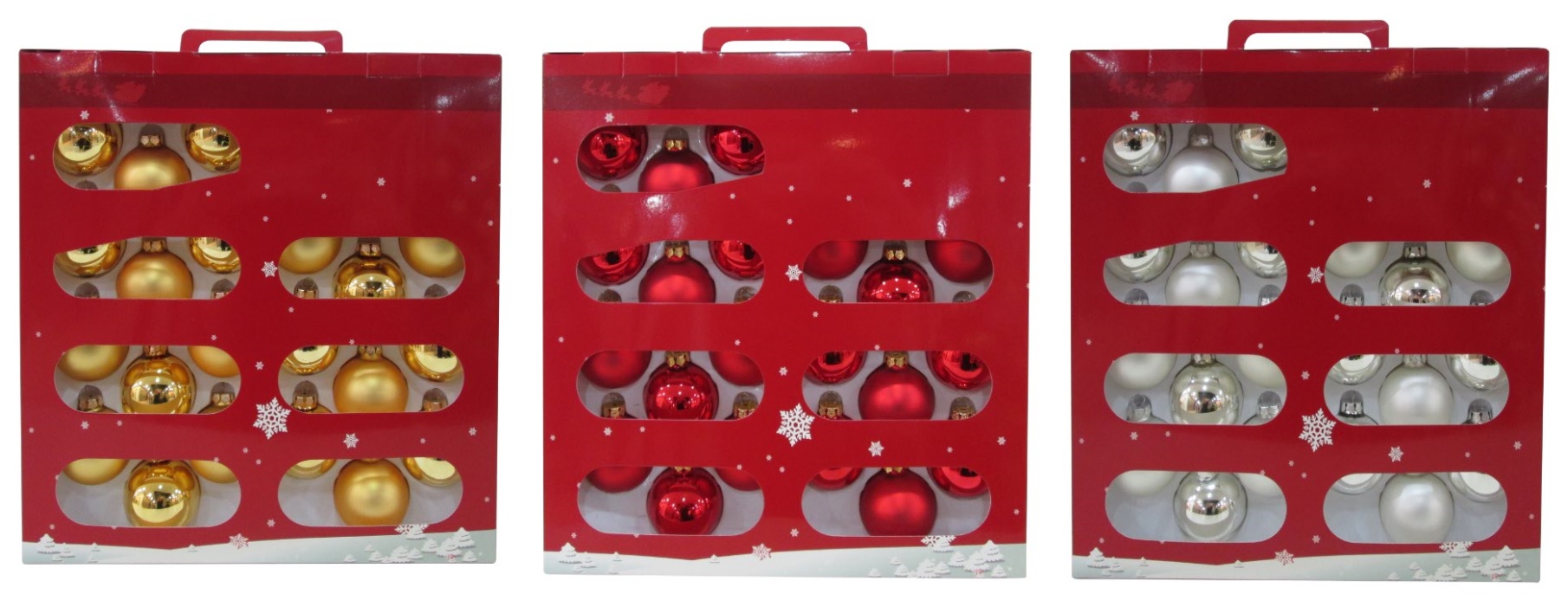 Christbaumkugeln 24er Set